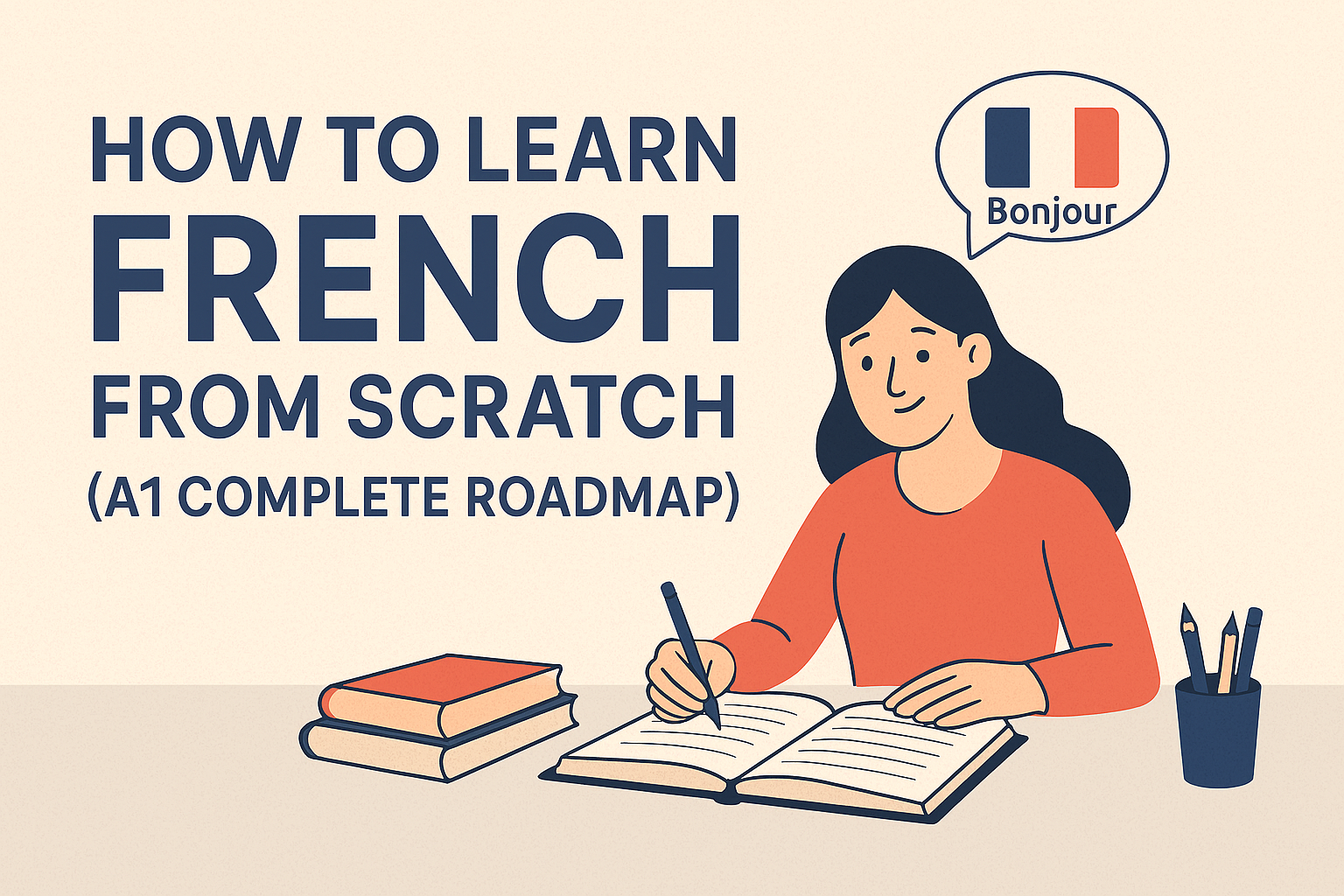 How to Learn French from Scratch (A1 Complete Roadmap)